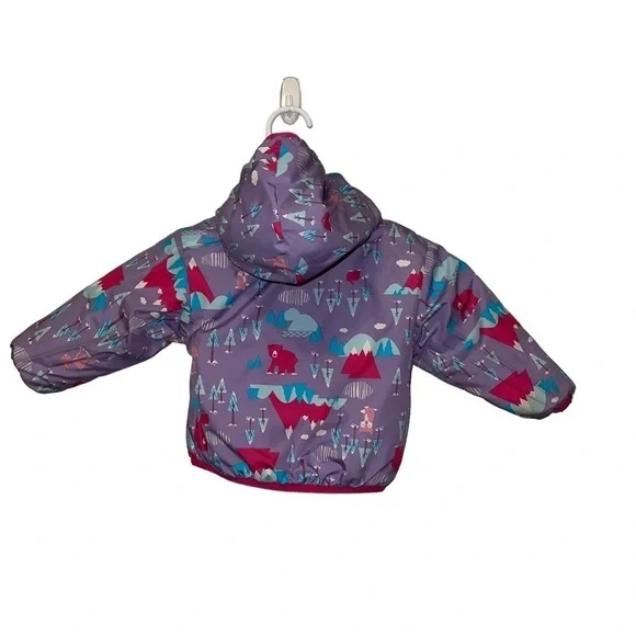 The North Face Girl Reversible Jacket Size 6/12 Months
